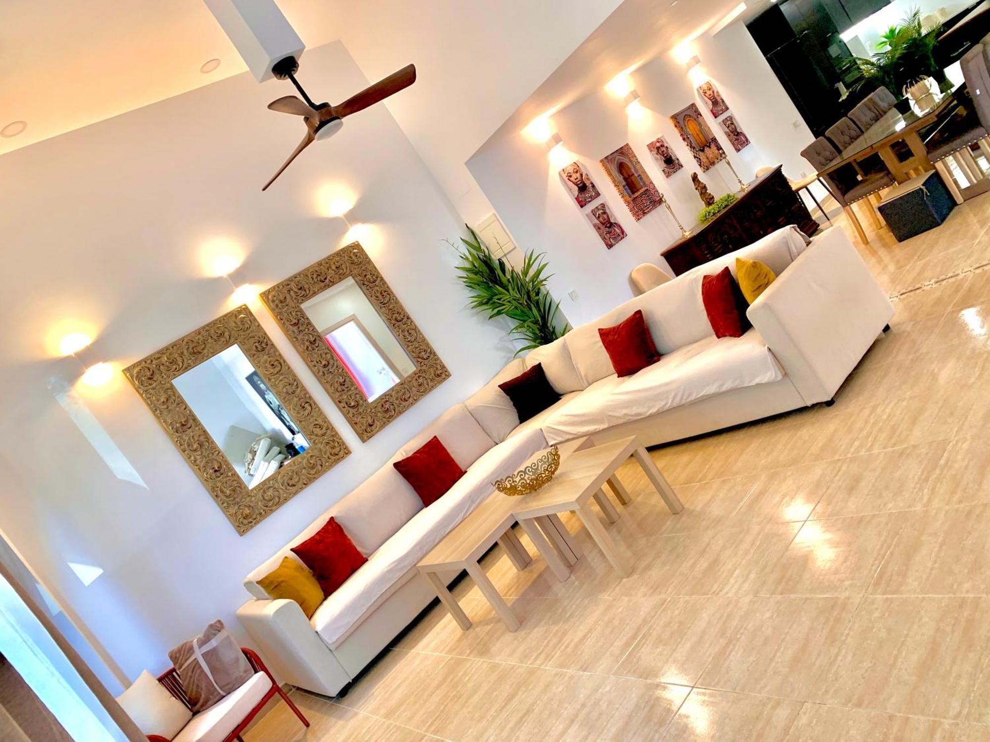 Amplia Vivienda New Para12 Pers A 4 Min Caminando De Playa Con Terraza, Piscina Com, Wifi, Ventiladores De Techo, Lavavajillas Roquetas de Mar Exteriör bild